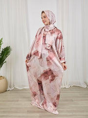 Printed satin