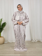 Printed satin