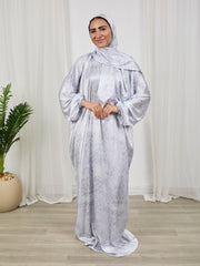 Printed satin
