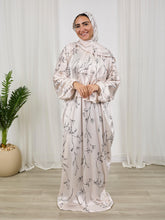 Printed satin