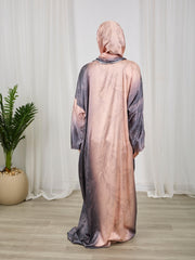 Printed satin