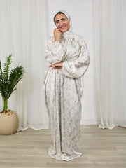 Printed satin