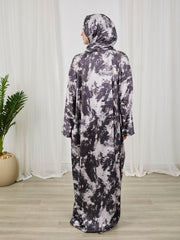 Printed satin