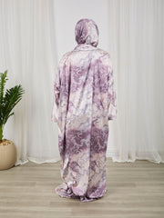 Printed satin
