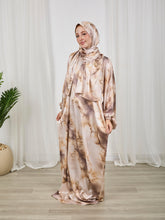 Printed satin