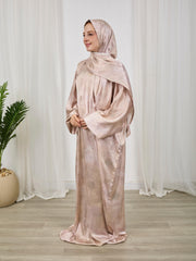 Printed satin