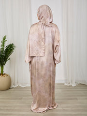 Printed satin