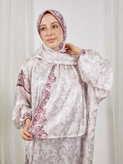 Printed satin