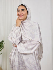 Printed satin