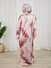 Printed satin