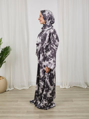 Printed satin