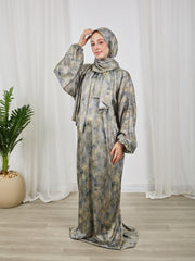 Printed satin