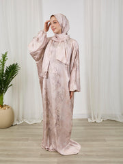 Printed satin