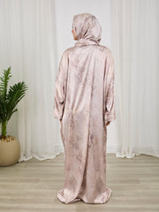 Printed satin