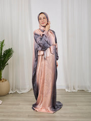 Printed satin