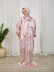Printed satin