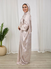 Printed satin
