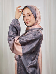 Printed satin