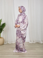 Printed satin
