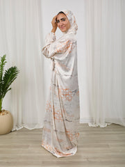 Printed satin