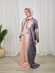 Printed satin
