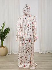 Printed satin