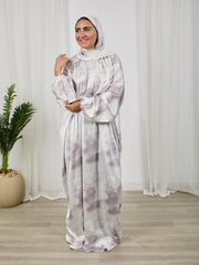Printed satin