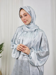 Printed satin