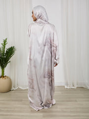 Printed satin
