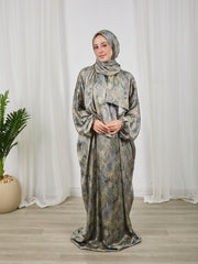 Printed satin