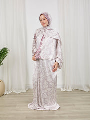 Printed satin