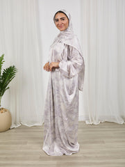Printed satin