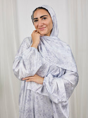 Printed satin