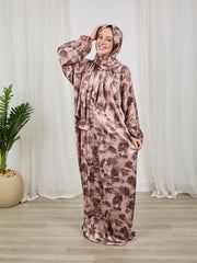 Printed satin