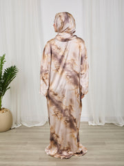 Printed satin