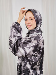 Printed satin