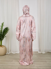 Printed satin