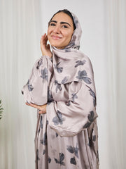 Printed satin
