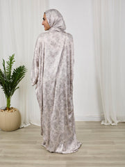 Printed satin